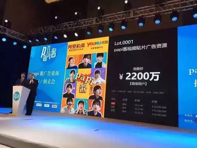 2200万天价成交!papi酱贴片广告背后的营销风暴 2200万天价成交!papi酱贴片广告背后的营销风暴
