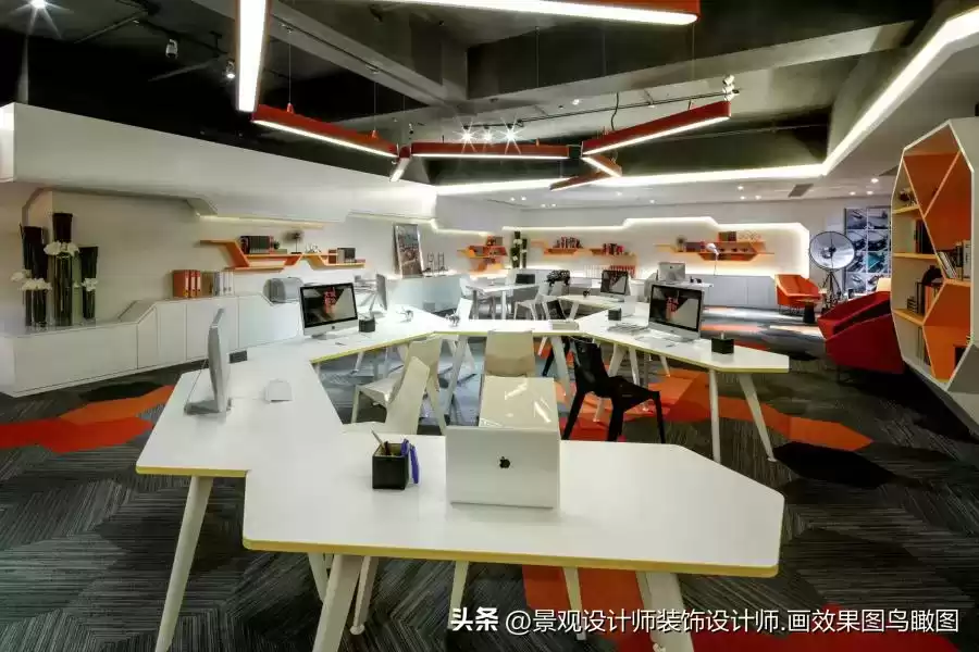 创意引爆点：广告公司办公室设计案例效果图全揭秘