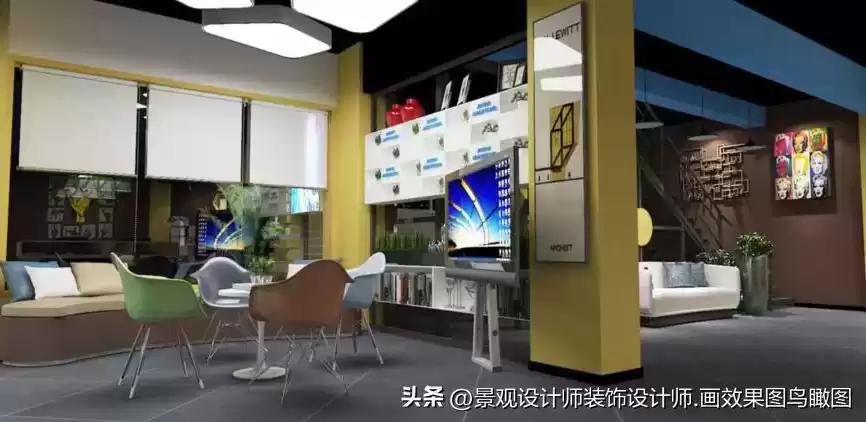 创意引爆点：广告公司办公室设计案例效果图全揭秘