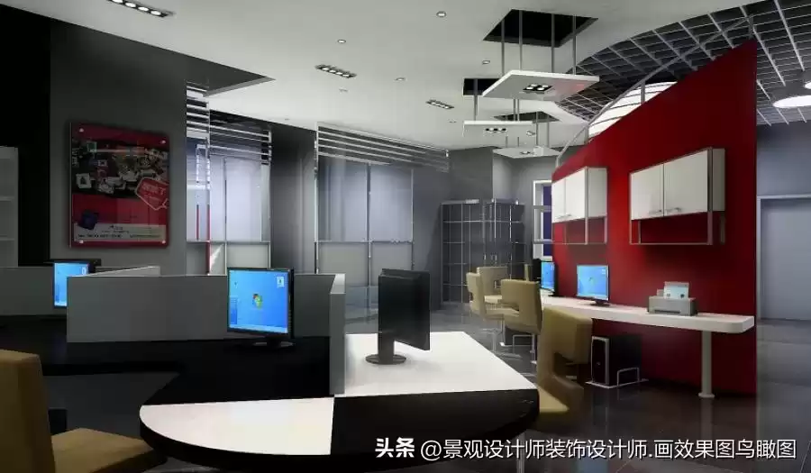 创意引爆点：广告公司办公室设计案例效果图全揭秘